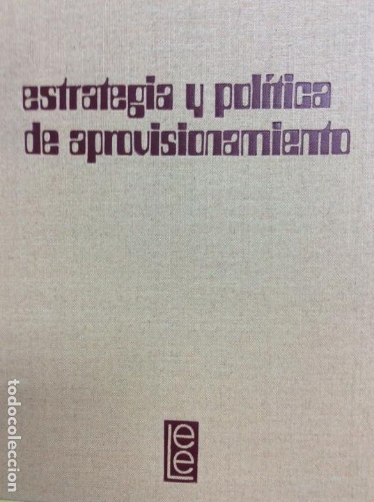 Libros: Estrategia y pol&iacute;tica de aprovisionamiento anaya