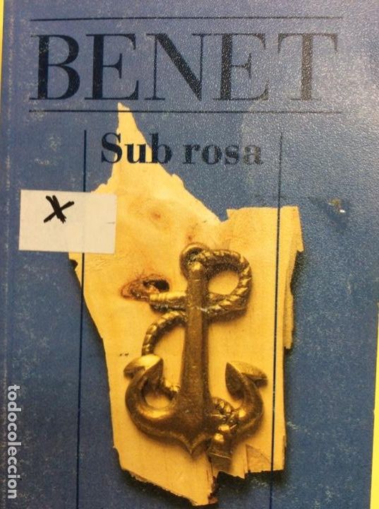 Libros: Benet Sue rosa Alianza Cien - Foto 1