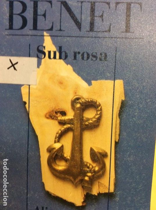Libros: Benet sub rosa Alianza cien - Foto 1