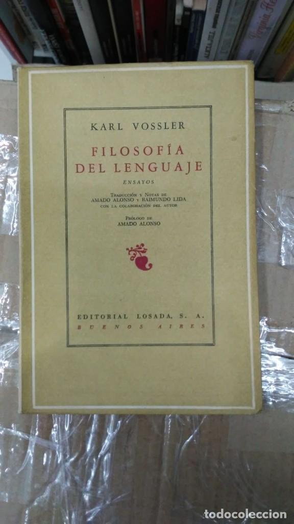Libros: Filosof&iacute;a del lenguaje - Karl Vossler - Foto 1
