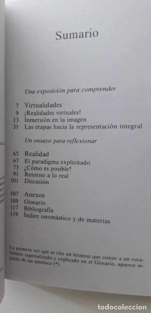 Libros: LAS REALIDADES VIRTUALES - CLAUDE CADOZ - Foto 3