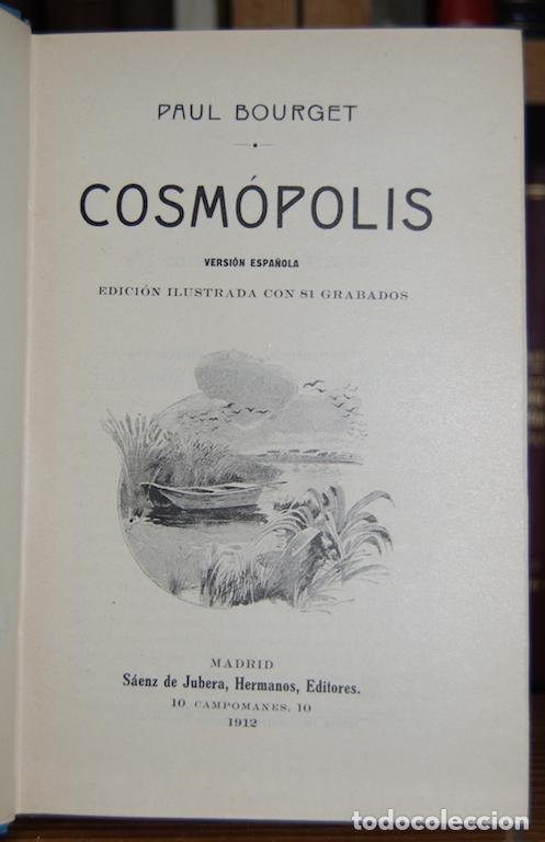 Libros: COSMOPOLIS. Versi&oacute;n espa&ntilde;ola - BOURGET, Paul - Foto 1