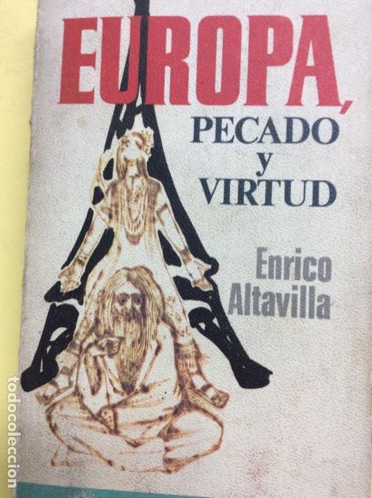 Libros: Europa, pecando y virtud Enrico Altavilla - Foto 1