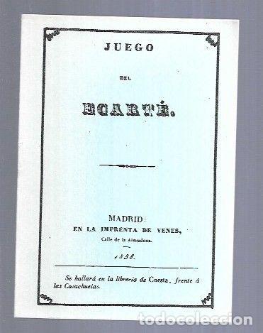 Libros: JUEGO DEL ECARTE (FACSIMIL) - VARIOS - Foto 3