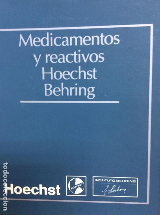 Libros: Medicamentos y reactivos Hoechst Behring - Foto 1
