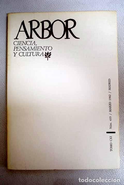 Libros: Arbor, n&uacute;mero 435: : Arbor. - Foto 1