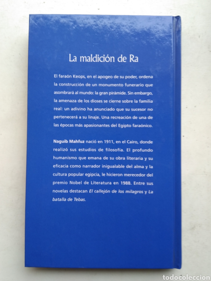 Libros: LA MALDICION DE RA/NAGUIB MAHFUD - Foto 2