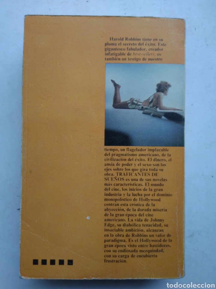 Libros: TRAFICANTES DE SUE&Ntilde;OS/HAROLD ROBBINS - Foto 2