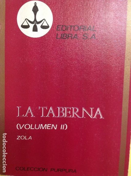 Libros: La Tanerna tomo II Zola - Foto 1