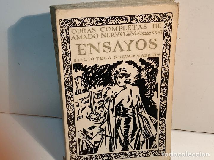 Libros: ENSAYOS 1928 NERVO AMADO 1928 - Foto 1