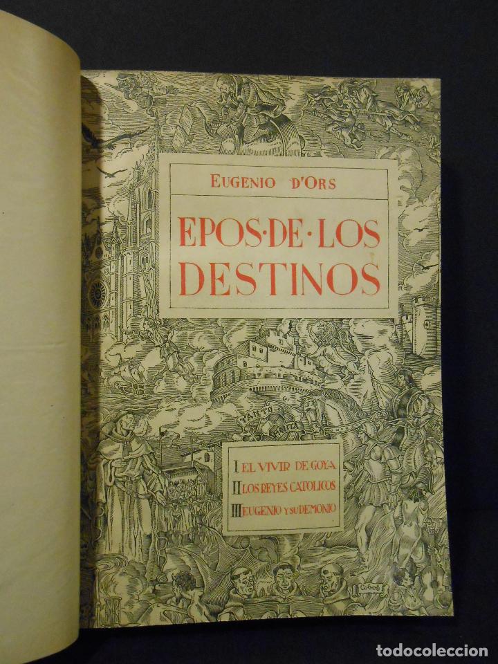 Libros: DORS, Eugenio.- - Epos de los destinos. - Foto 1
