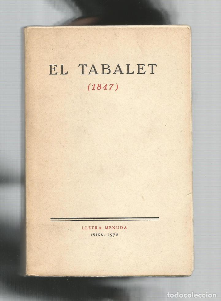 Libros: El tabalet. (1847). - Foto 1