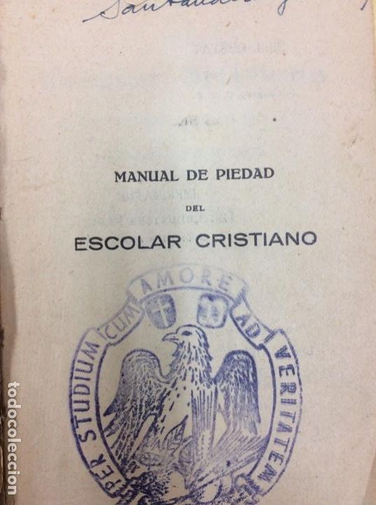 Libros: Manual de piedad del escolar Cristiano - Foto 1