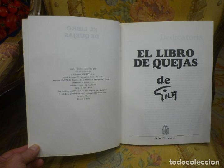 Libros: EL LIBRO DE QUEJAS: &iexcl;AY!, DE GILA. SEDMAY EDICIONES, 1&ordf; EDICI&Oacute;N 1.975. - Foto 3