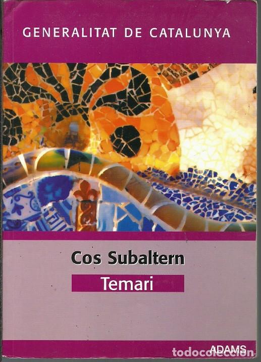 Libros: COS SUBALTERN TEMARI ADAMS - Foto 1