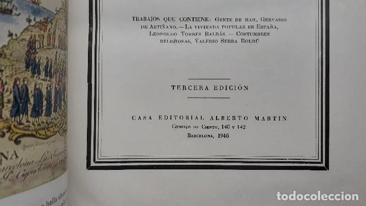 Libros: Folklore y Costumbres de Espa&ntilde;a. Tomos I, II y III. - Foto 7