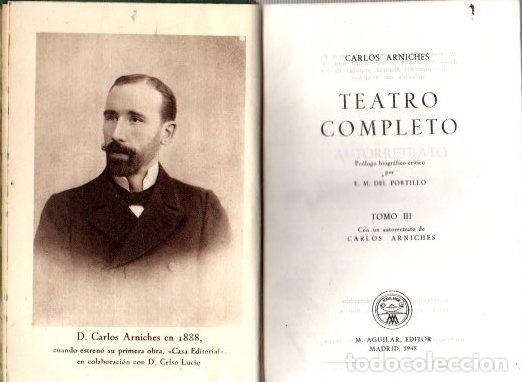 Libros: Teatro Completo III - Arniches, Carlos - Foto 1