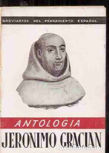 Libros: ANTOLOGIA - GRACIAN, JERONIMO - Foto 1
