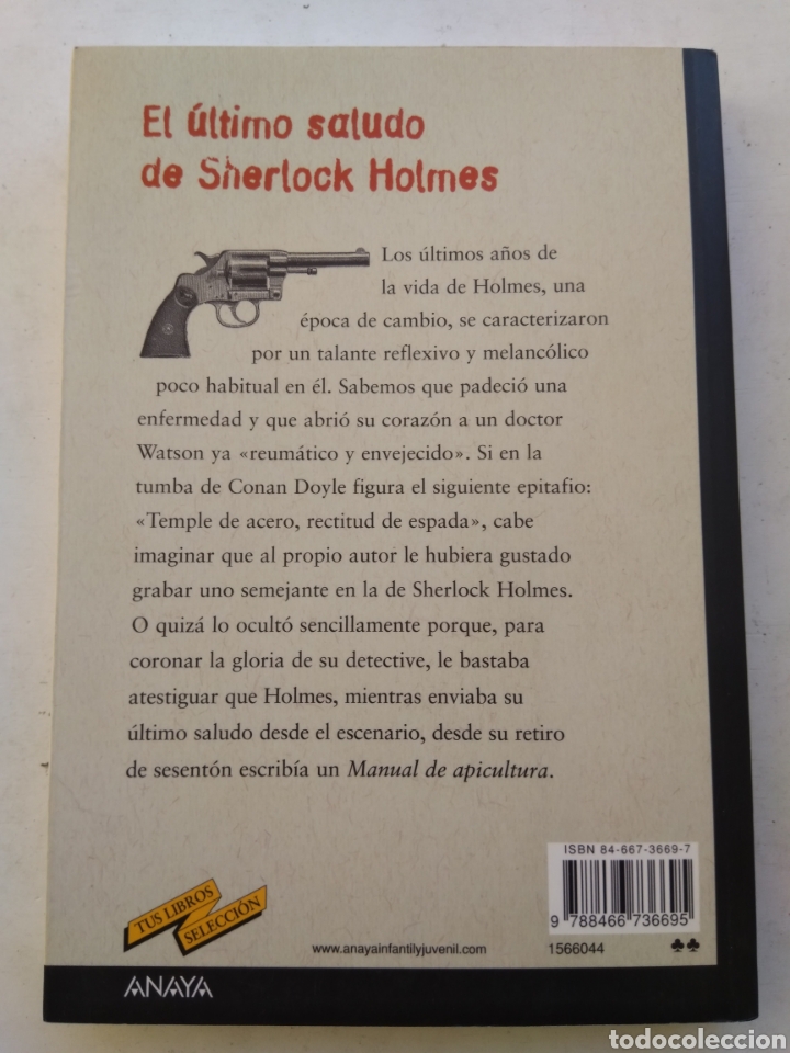 Libros: EL &Uacute;LTIMO SALUDO DE SHERLOCK HOLMES/ARTHUR CONAN DOYLE - Foto 2
