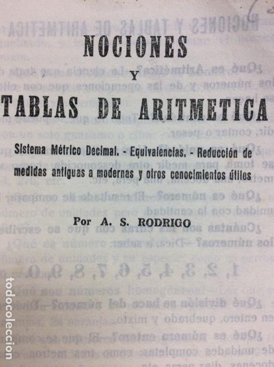 Libros: Nociones y tablas de aritm&eacute;tica - Foto 1
