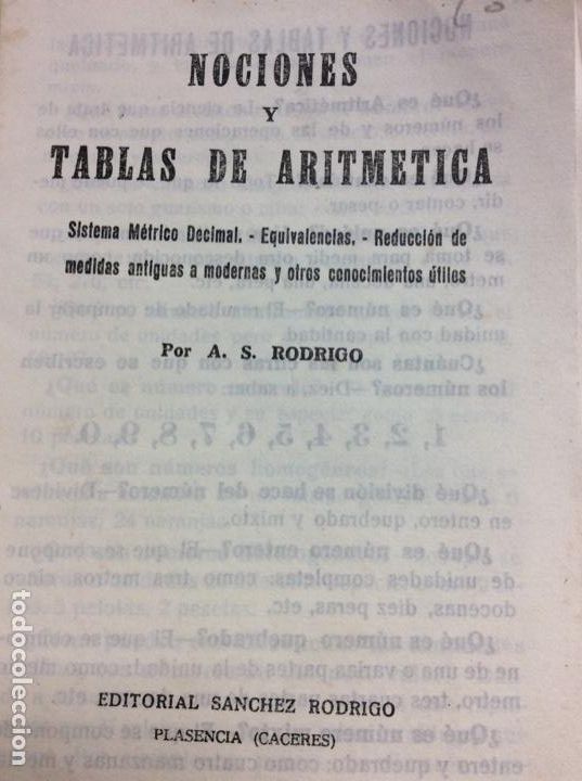 Libros: Nociones y tablas de aritm&eacute;tica - Foto 1