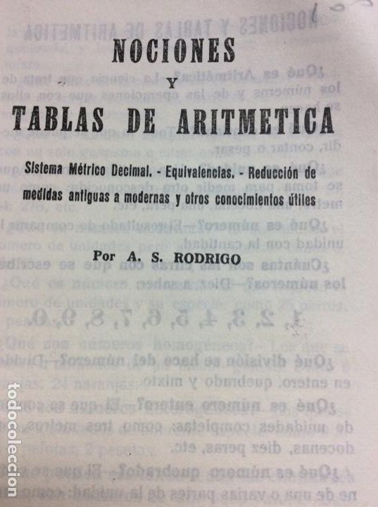 Libros: Nociones y tablas de aritm&eacute;tica - Foto 1