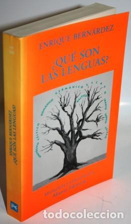 Libros: &iquest;QU&Eacute; SON LAS LENGUAS? - BERN&Aacute;RDEZ, Enrique - Foto 1