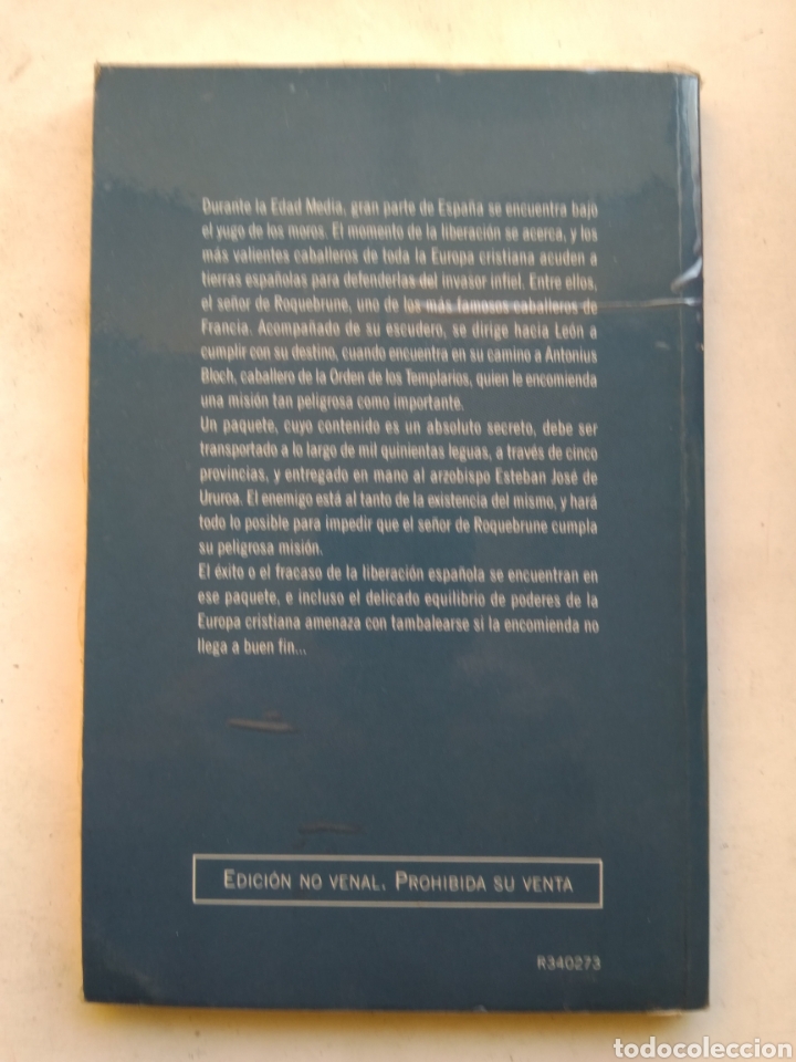 Libros: EL CABALLERO INVISIBLE/VALERIO MASSIMO MANFREDI - Foto 2