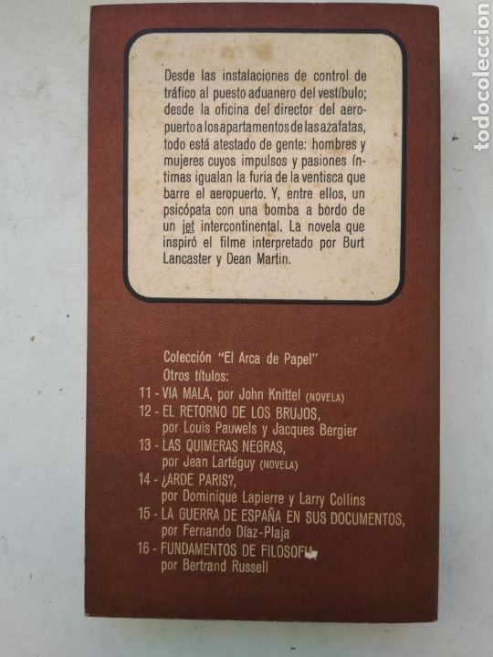 Libros: AEROPUERTO/ARTHUR HAILEY - Foto 3