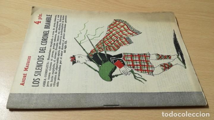 Libri di seconda mano: LOS SILENCIOS DEL CORONEL BRAMBLE - ANDRE MAUROIS	 / 	REVISTA LITERARIA NOVELAS Y CUENTOS	 / 	J-501