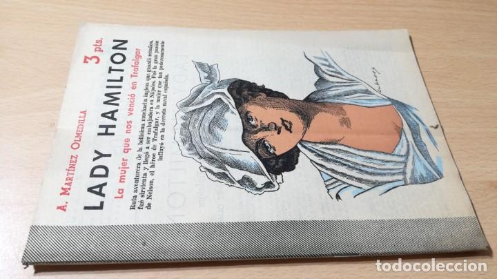 Libri di seconda mano: LADY HAMILTON - A MARTINEZ OLMEDILLA 	 / 	REVISTA LITERARIA NOVELAS Y CUENTOS	 / 	J-501