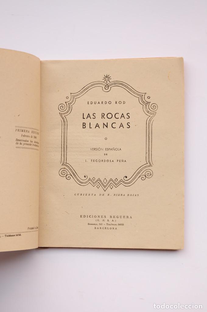 Libros: Las rocas blancas - ROD, Edouard - Foto 2