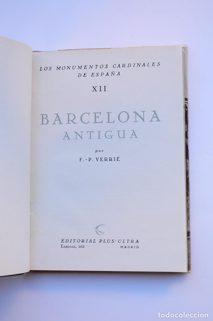 Libros: Barcelona antigua - VERRI&Eacute;, F. P. - Foto 4