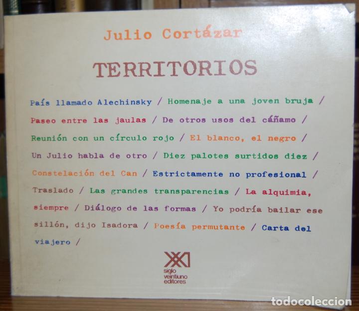 Libros: TERRITORIOS. Primera edici&oacute;n - CORTAZAR, Julio - Foto 1
