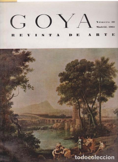 Libros: GOYA. REVISTA DE ARTE. N&ordm;40 - Foto 1
