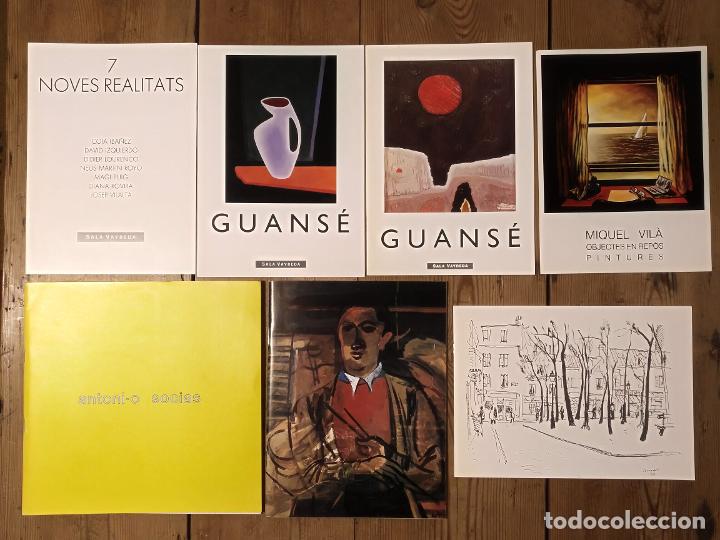 Libri di seconda mano: GALER&Iacute;A VAYREDA. Lote de 6 cat&aacute;logos. 1. ANTONIO SOCIAS, CANTANTS AMB FUTUR. 2. DE LA GENERACI&Oacute;N