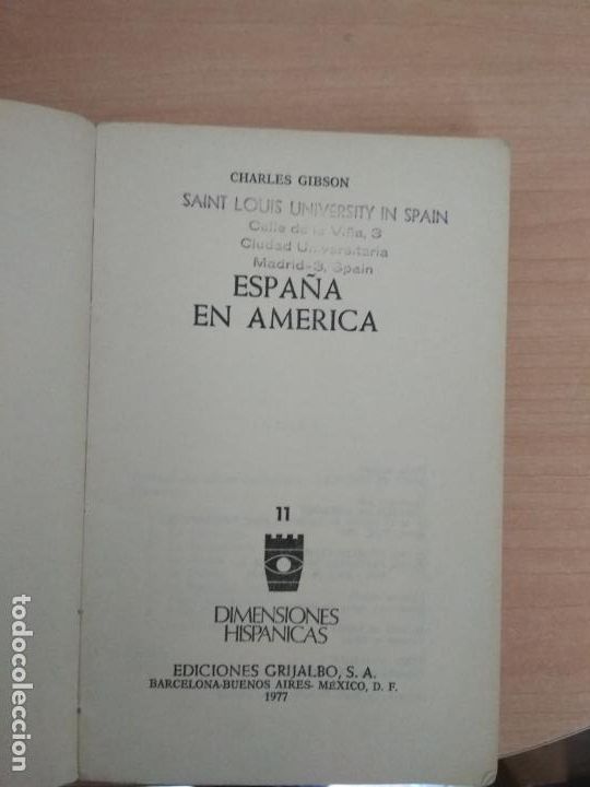 Libros: CHARLES GIBSON - ESPA&Ntilde;A EN AM&Eacute;RICA - Foto 2