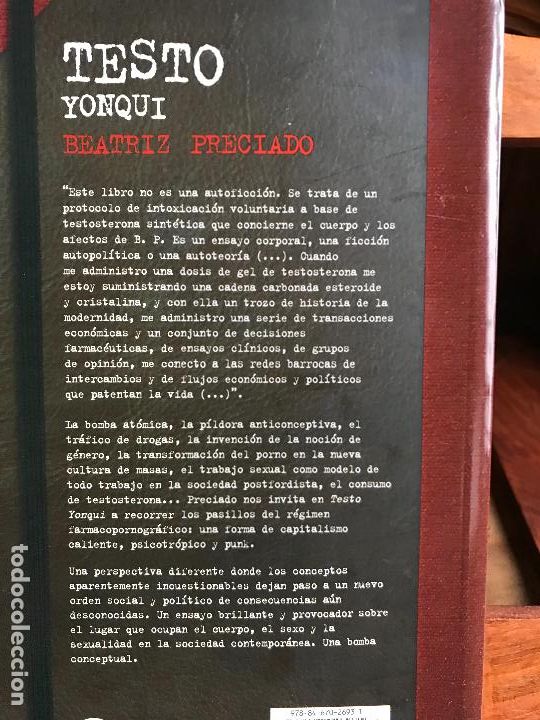 Libros: Testo yonqui. Beatriz Preciado. 1&ordf; Edici&oacute;n 2008. Impecable - Foto 2