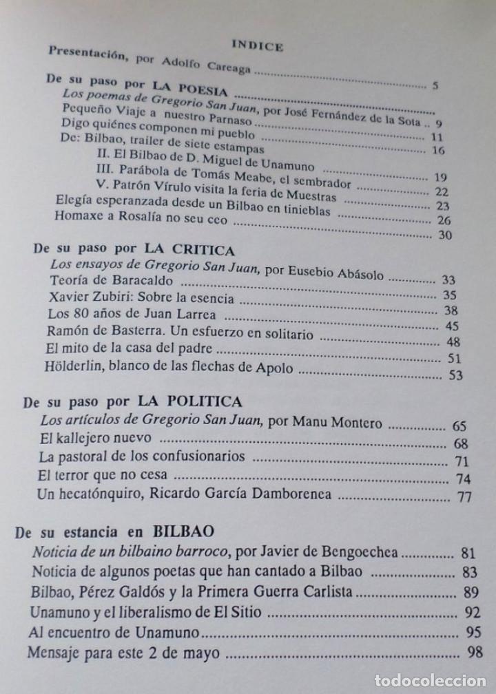 Libros: DE SU JORNADA - Gregorio San Juan - Foto 3