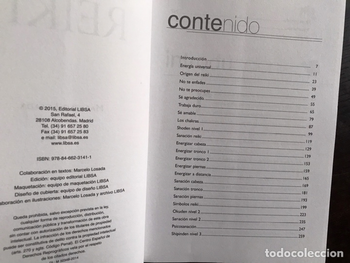 Libros: El libro del reiki. Marcelo Losada - Foto 3