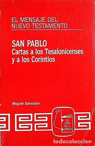 Libros: San Pablo. Cartas a los Tesalonicenses y a los Corintios - VVAA - Foto 1