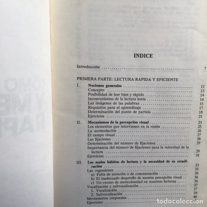 Libros: C&oacute;mo leer, estudiar y memorizar r&aacute;pidamente. W. J. Mayo - Foto 2