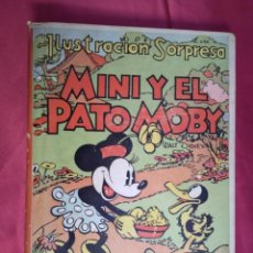 Libros: MINI Y EL PATO MOBY. ILUSTRACION SORPRESA. WALT DISNEY. EDITORIAL MOLINO 1934