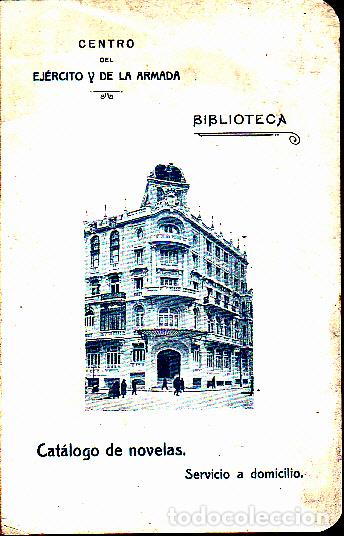 Libros: CENTRO DEL EJERCITO Y LA ARMADA. BIBLIOTECA. CATALOGO DE NOVELAS. - CATALOGO. - Foto 1