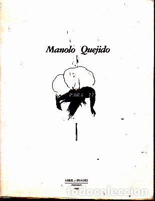 Libros: PARA TI. - QUEJIDO, Manolo. - Foto 1