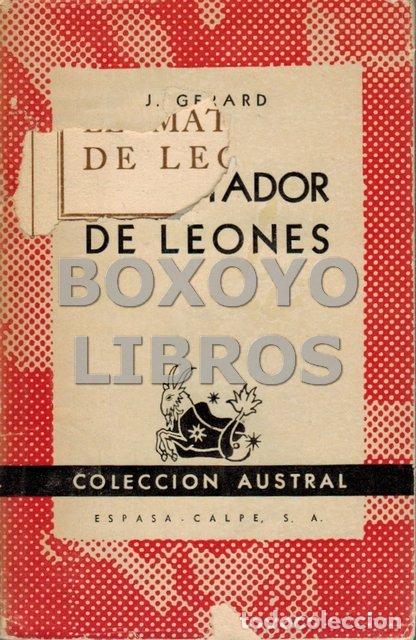 Libros: G&Eacute;RARD, Julio. El matador de leones - Foto 1