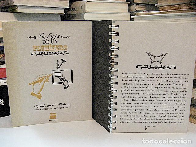 Libros: S&Aacute;NCHEZ FERLOSIO, Rafael. - LA FORJA DE UN PLUM&Iacute;FERO. - Foto 2