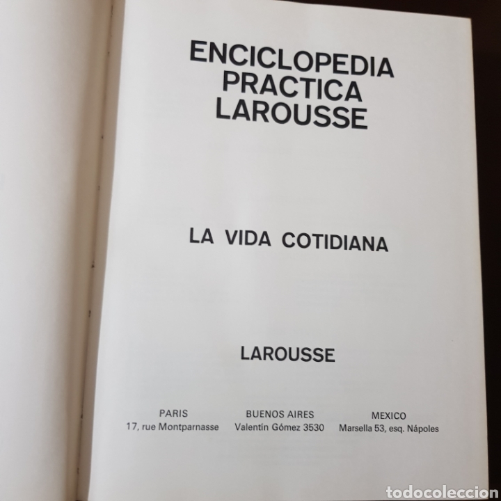 Libros: ENCICLOPEDIA PRACTICA DEL HOGAR LAROUSSE 1968 LA VIDA COTIDIANA - Foto 2
