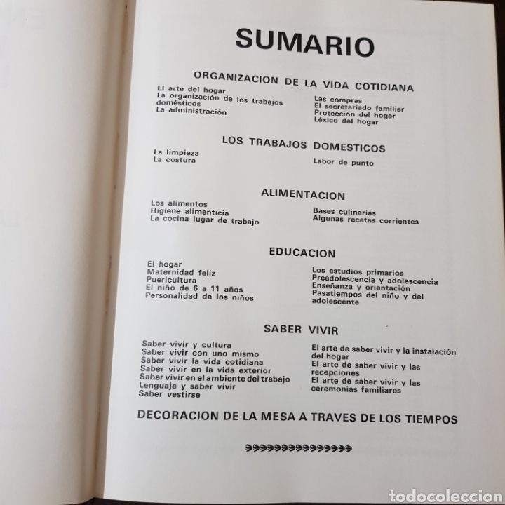 Libros: ENCICLOPEDIA PRACTICA DEL HOGAR LAROUSSE 1968 LA VIDA COTIDIANA - Foto 4