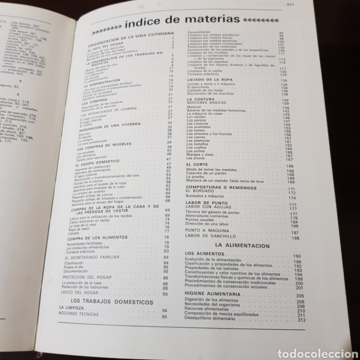 Libros: ENCICLOPEDIA PRACTICA DEL HOGAR LAROUSSE 1968 LA VIDA COTIDIANA - Foto 10